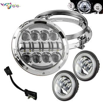 motorcycle accessories 7" Inch LED Headlight+ 4.5" 30w Fog Light Passing Lamps for Motorcycle,Softail Heritage,StreetGlide
motorcycle accessories 7" Inch LED Headlight+ 4.5" 30w Fog Light Passing Lamps for Motorcycle,Softail Heritage,StreetGlide