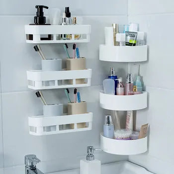 Behogar 2pcs Wall Hanging No need Drill Storage Rack Mounted Shelves with Stick Type for Bathroom Bedroom Kitchen Toilet White
Behogar 2pcs Wall Hanging No need Drill Storage Rack Mounted Shelves with Stick Type for Bathroom Bedroom Kitchen Toilet White