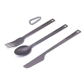 Titanium Fork Spoon Knife Flatware Spoon Outdoor Tableware Titanium Spoon Hiking Picnic Cutlery Set Camping Equipment
Titanium Fork Spoon Knife Flatware Spoon Outdoor Tableware Titanium Spoon Hiking Picnic Cutlery Set Camping Equipment