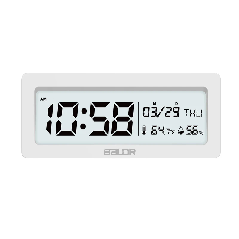 Baldr LED Alarm Clock Despertador Temperature Humidity Electronic Desktop Digital Table Snooze Clocks White Backlight Display
Baldr LED Alarm Clock Despertador Temperature Humidity Electronic Desktop Digital Table Snooze Clocks White Backlight Display