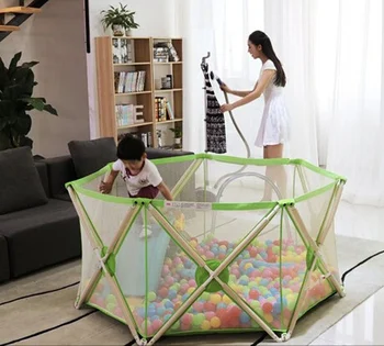 Baby Playpen piscina de bolas para bebes kids One button folding playpen cabane enfant barrera portable 6 /7 sides ballenbak
Baby Playpen piscina de bolas para bebes kids One button folding playpen cabane enfant barrera portable 6 /7 sides ballenbak