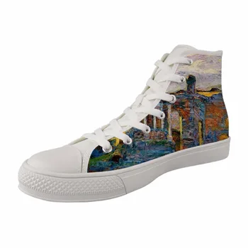 Hot Spring And Autumn Women High Top Style Painting Canvas Vulcanized Shoes Female White Breathable Lace-up Sneakers August Mack
Hot Spring And Autumn Women High Top Style Painting Canvas Vulcanized Shoes Female White Breathable Lace-up Sneakers August Mack