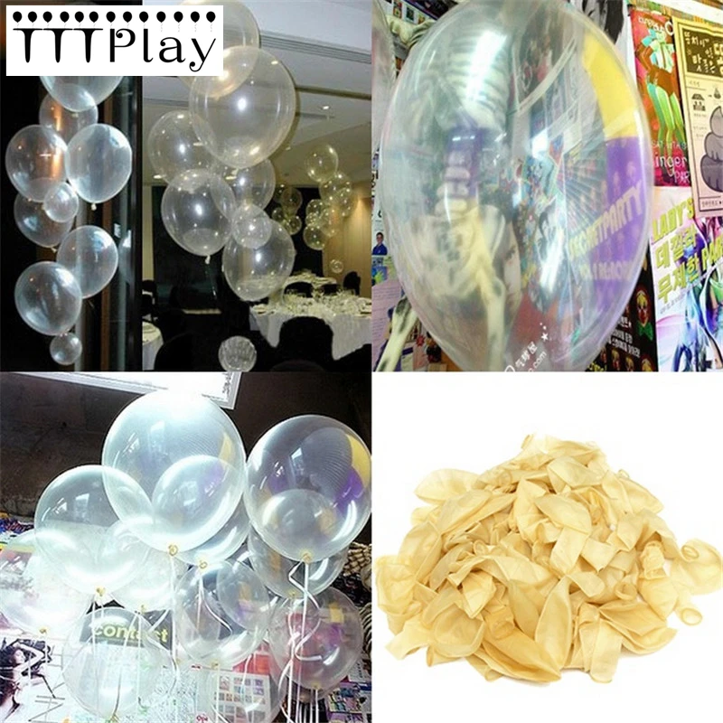 20pcs/lot 12inch 2.8g Clear Latex Balloon Transparent Balloon For Wedding Decoration Party Balloon Happy Birthday Party Supplies
20pcs/lot 12inch 2.8g Clear Latex Balloon Transparent Balloon For Wedding Decoration Party Balloon Happy Birthday Party Supplies