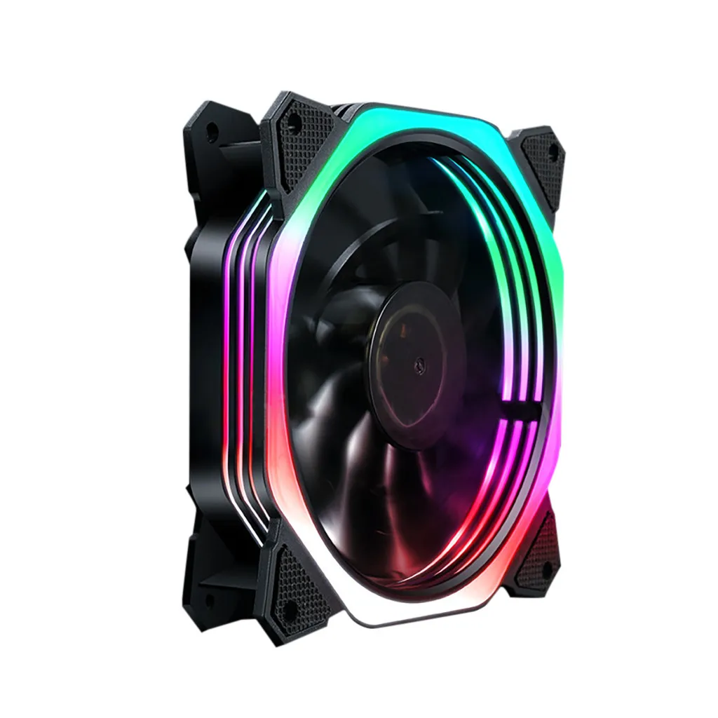 BINMER 120MM CPU Cooler RGB Fan Multi-Color 12V Computer Case Supply Cooling Fan With LED Light Silent Radiator PC Fan NEW L0429
BINMER 120MM CPU Cooler RGB Fan Multi-Color 12V Computer Case Supply Cooling Fan With LED Light Silent Radiator PC Fan NEW L0429