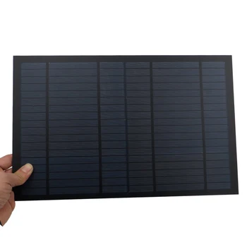18V 556mA 10Watt 10W Solar Panel Standard PET polycrystalline Silicon charge for 12V Battery Charge Module Mini Solar Cell
18V 556mA 10Watt 10W Solar Panel Standard PET polycrystalline Silicon charge for 12V Battery Charge Module Mini Solar Cell