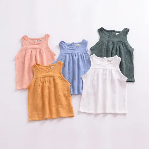 emmababy Toddler Baby Girls clothes Ruffled sleeveless loose Shirt Summer Clothes
emmababy Toddler Baby Girls clothes Ruffled sleeveless loose Shirt Summer Clothes