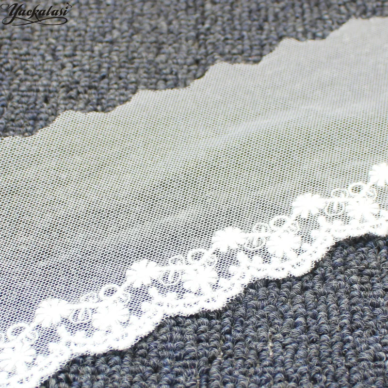 YACKALASI Cotton Lace Embroidered Applique Soft Tulle Lace Fabrics 3D Floral Scalloped Sewing Apparel Trims Vintage 8CM
YACKALASI Cotton Lace Embroidered Applique Soft Tulle Lace Fabrics 3D Floral Scalloped Sewing Apparel Trims Vintage 8CM