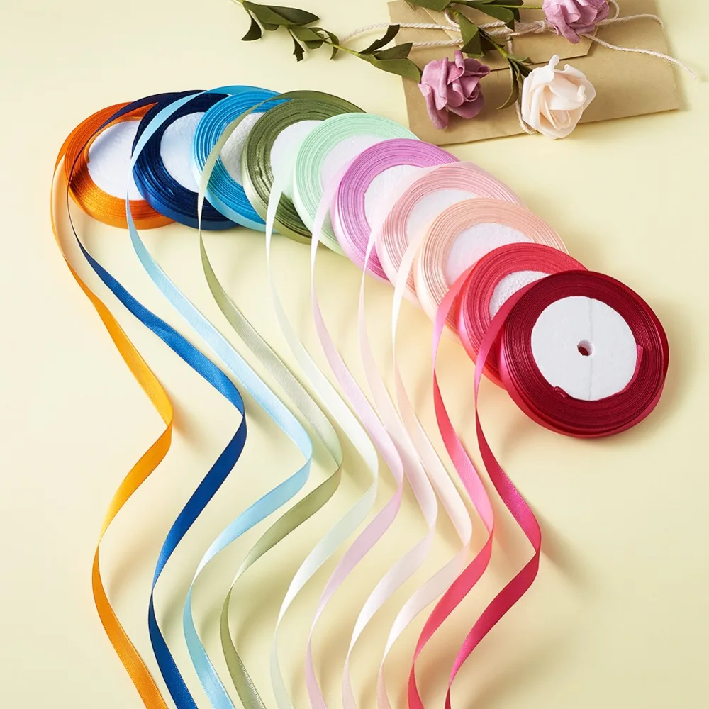 6 10 12mm Satin Ribbon Mixed 10 Colors Valentine's Day Presents Boxes Packages ,25yards/roll(22.86m/roll), 10rolls/group
6 10 12mm Satin Ribbon Mixed 10 Colors Valentine's Day Presents Boxes Packages ,25yards/roll(22.86m/roll), 10rolls/group