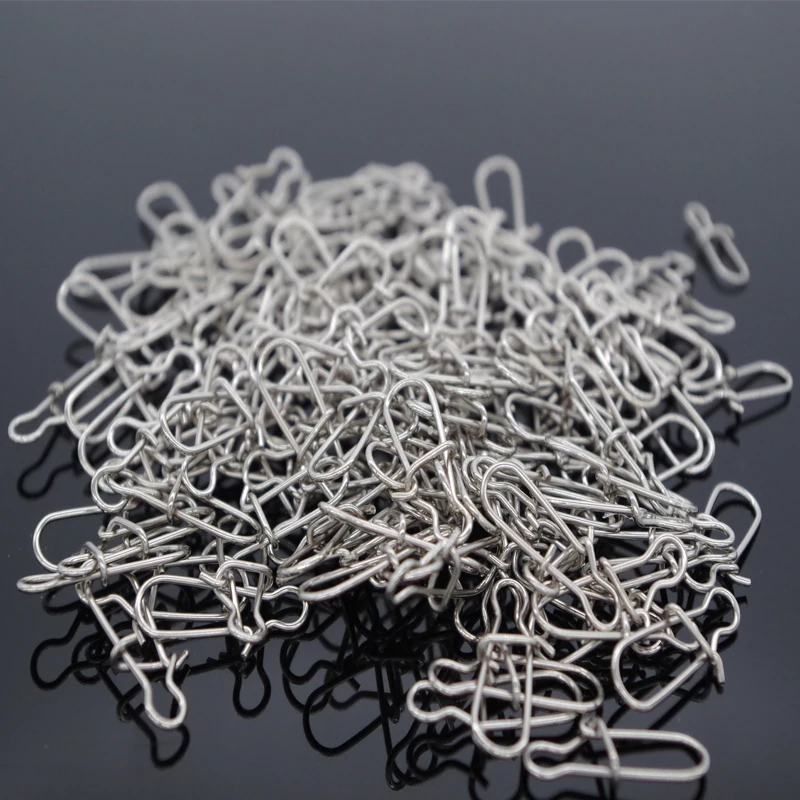 50 PCS Snap Stainless Steel Fishing Barrel Swivel Safety Snaps Hook Lure Accessories Connector Snap Pesca
50 PCS Snap Stainless Steel Fishing Barrel Swivel Safety Snaps Hook Lure Accessories Connector Snap Pesca
