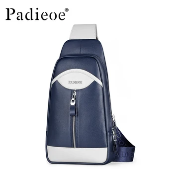 Padieoe Casual Cell Phone Flap Bag Genuine Leather Men's Chest Pack Designer Brand Travel Bag High Quality Crossbody Bags Male
Padieoe Casual Cell Phone Flap Bag Genuine Leather Men's Chest Pack Designer Brand Travel Bag High Quality Crossbody Bags Male