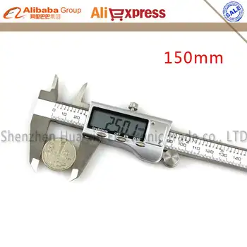 602 All metal Accurately Measuring Stainless Steel High Precision Digital caliper Calipers Metric conversion 0-150mm Caliper
602 All metal Accurately Measuring Stainless Steel High Precision Digital caliper Calipers Metric conversion 0-150mm Caliper