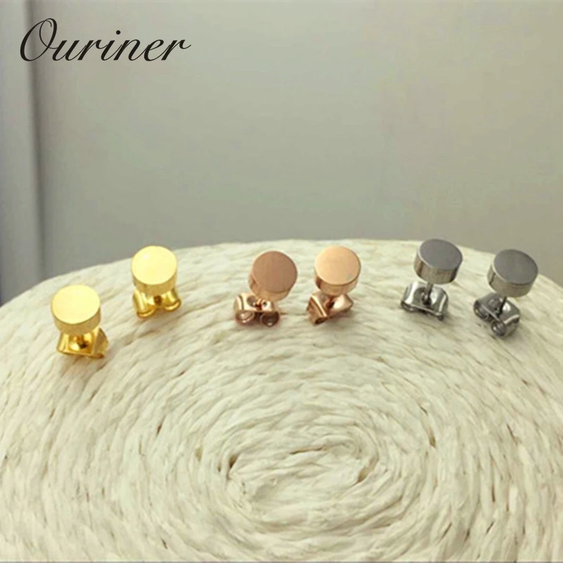 Fashion Jewelry Rose Rold Color Cute Round Frosted Tiny Stud Earrings For Women Girl Titanium Steel Bean Earrings KE007
Fashion Jewelry Rose Rold Color Cute Round Frosted Tiny Stud Earrings For Women Girl Titanium Steel Bean Earrings KE007