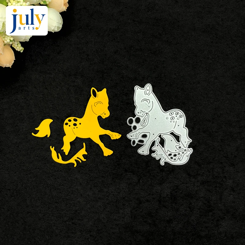 Julyarts Cutting Dies Silver Small Horse Embossing Stencil DIY Scrapbook Paper Album for Handwork Creative Carbon Steel Material
Julyarts Cutting Dies Silver Small Horse Embossing Stencil DIY Scrapbook Paper Album for Handwork Creative Carbon Steel Material