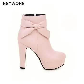 Women new autumn and winter ankle boots Short boots thick with High heels platform leather shoes ladies leather boots12cm heel
Women new autumn and winter ankle boots Short boots thick with High heels platform leather shoes ladies leather boots12cm heel