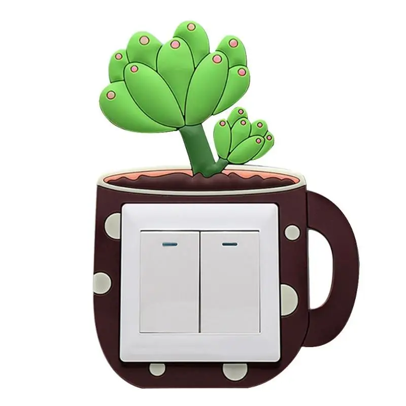Cute Cartoon 3D Cactus Fluorescent Wall Silicone On-off Switch Stickers Kids Luminous Light Switch Outlet Home Decorations
Cute Cartoon 3D Cactus Fluorescent Wall Silicone On-off Switch Stickers Kids Luminous Light Switch Outlet Home Decorations