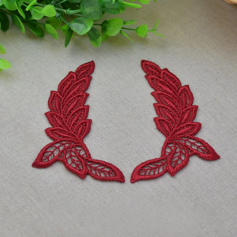 10Pairs Red Lace Patch Leaf Pattern Embroidery Clothing Applique Patch DIY Sewing Accessory Supplies
10Pairs Red Lace Patch Leaf Pattern Embroidery Clothing Applique Patch DIY Sewing Accessory Supplies