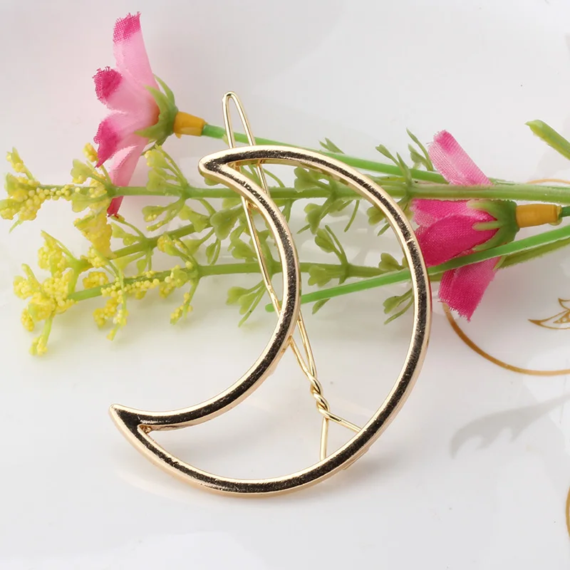 M MISM Metal Moon Mouth Circle Retro Simple Hairpins Hairgrip Hair Accessories Ornament for Women Girls Hair Clip
M MISM Metal Moon Mouth Circle Retro Simple Hairpins Hairgrip Hair Accessories Ornament for Women Girls Hair Clip
