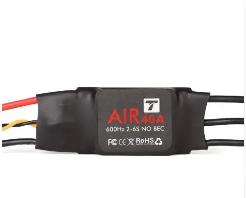 T-MOTOR ESC Air 40A (2-6S 600HZ NO BEC) бесщеточный мотор электронный регулятор скорости для мультикоптера
T-MOTOR ESC Air 40A (2-6S 600HZ NO BEC) бесщеточный мотор электронный регулятор скорости для мультикоптера