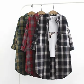 New 2019 Spring Summer Women Long White Cotton Shirt Oversized Big Plus Size Half Sleeve Ladies Plaid Shirts
New 2019 Spring Summer Women Long White Cotton Shirt Oversized Big Plus Size Half Sleeve Ladies Plaid Shirts