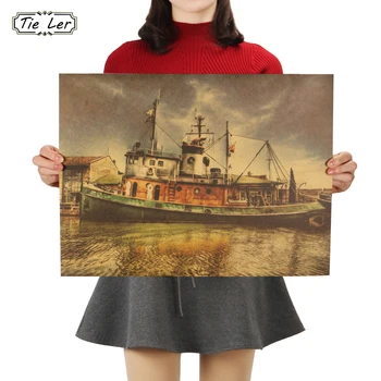 TIE LER The Dream Boat Poster Nostalgic Vintage Kraft Paper Wall Sticker Bar Cafe Decorative Painting 48X36cm
TIE LER The Dream Boat Poster Nostalgic Vintage Kraft Paper Wall Sticker Bar Cafe Decorative Painting 48X36cm