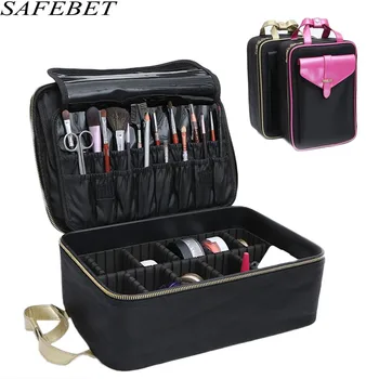SAFEBETBrand Women Large Waterproof Travel Multifunction Cosmetic Bag Beautician Organizer Case Necessaries Makeup Cosmetic case
SAFEBETBrand Women Large Waterproof Travel Multifunction Cosmetic Bag Beautician Organizer Case Necessaries Makeup Cosmetic case