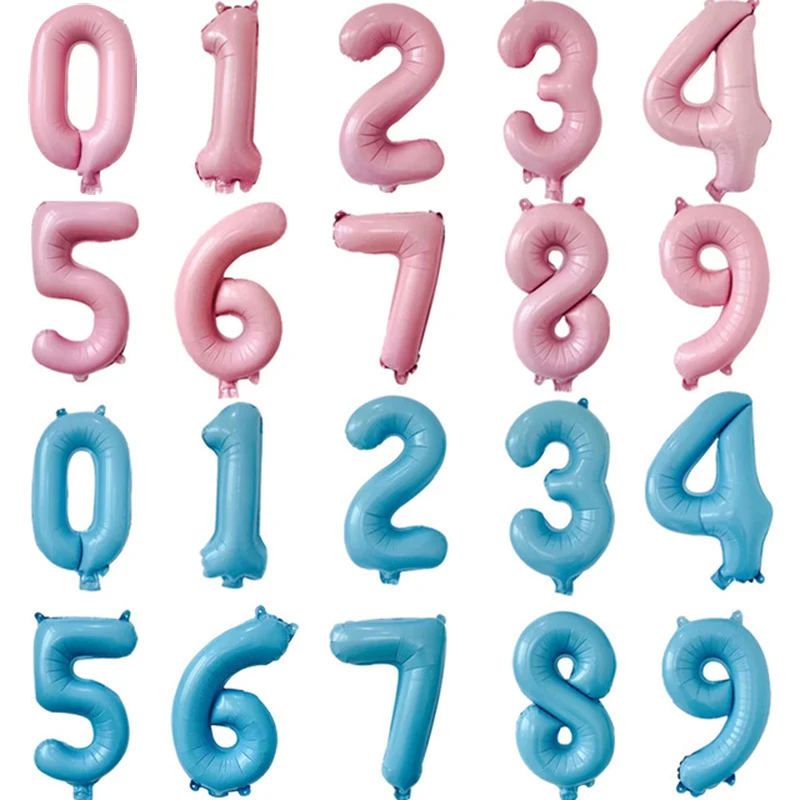 50pcs 16inch Light Pink Blue Slim Number Foil Balloons Helium Ballon Birthday Party Wedding Decor Air Balls Event Party Supplies
50pcs 16inch Light Pink Blue Slim Number Foil Balloons Helium Ballon Birthday Party Wedding Decor Air Balls Event Party Supplies