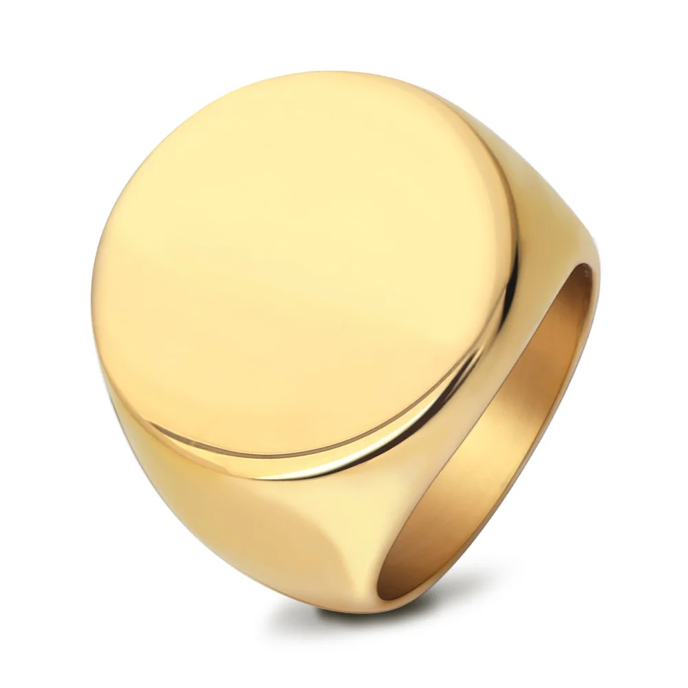 Hip Hop Rock Big Wide Mens Geometric Round Ring Gold Silver Color 316L Stainless Steel Signet Rings for Men Jewelry Size 7-12
Hip Hop Rock Big Wide Mens Geometric Round Ring Gold Silver Color 316L Stainless Steel Signet Rings for Men Jewelry Size 7-12