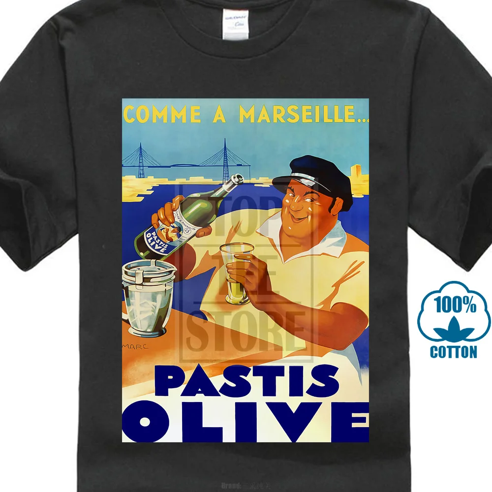 T Shirt Marseille Olive Vieux Port Pastis Vive La France Retro Vintage Affiches Male Best Selling T Shirt
T Shirt Marseille Olive Vieux Port Pastis Vive La France Retro Vintage Affiches Male Best Selling T Shirt