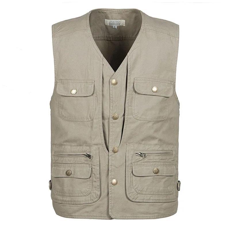 New Spring Mens Denim Vest Multi Pocket button Closure Photographer Waistcoat Sleeveless Jacket For Male Big Size XL-4XL
New Spring Mens Denim Vest Multi Pocket button Closure Photographer Waistcoat Sleeveless Jacket For Male Big Size XL-4XL