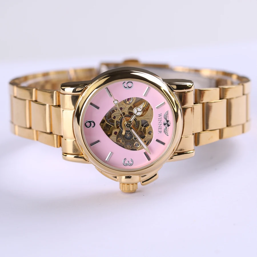 Winner Woman Watch Female Mechanical Skeleton Wristwatch 2016 Fashion Stainless Steel Casual Stylish Lady Gift Fress Shipping Winner Woman Watch Female Mechanical Skeleton Wristwatch 2016 Fashion Stainless Steel Casual Stylish Lady Gift Fress Shipping