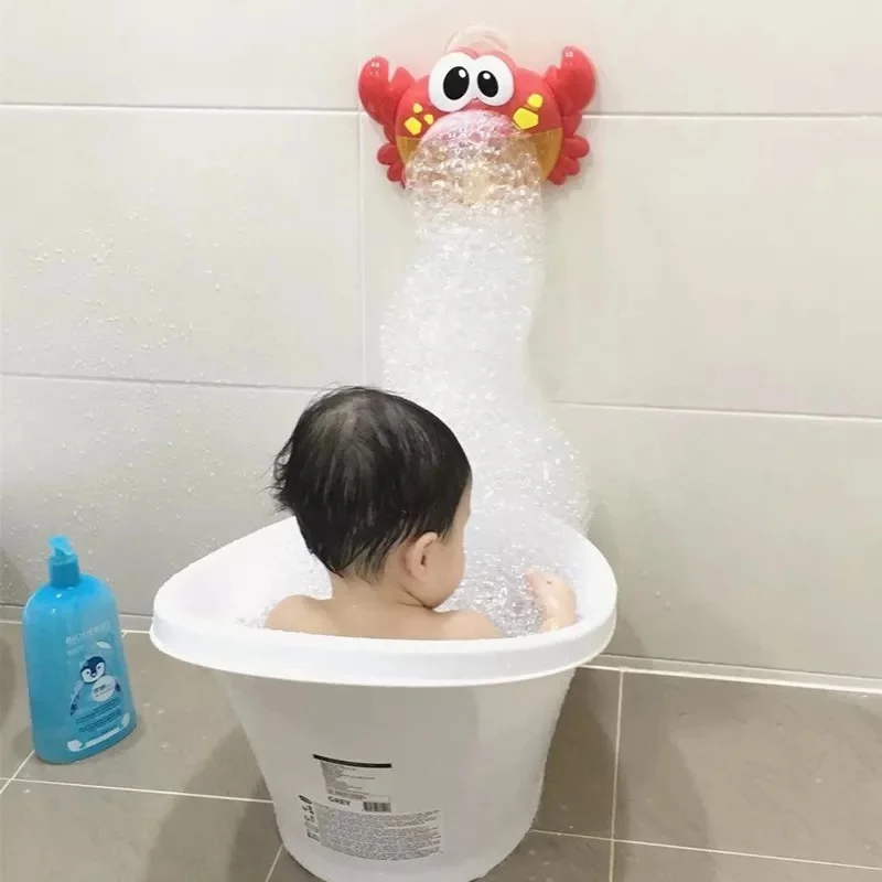New Creative Cute Crabs Bubble Maker Bath Toy Music Bubble Maker Swimming Funny Play Bath Toy For Children Kids
New Creative Cute Crabs Bubble Maker Bath Toy Music Bubble Maker Swimming Funny Play Bath Toy For Children Kids