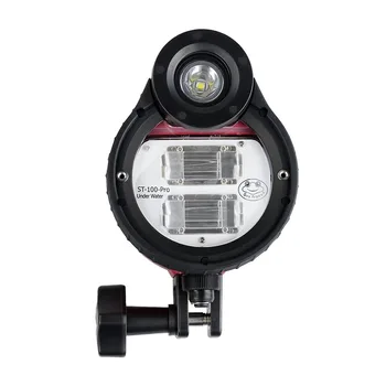 ST-100 Pro Waterproof Flash strobe for A6500 A6000 A7 II RX100 I/II/ III/IV/V underwater Camera Housings Diving Case
ST-100 Pro Waterproof Flash strobe for A6500 A6000 A7 II RX100 I/II/ III/IV/V underwater Camera Housings Diving Case
