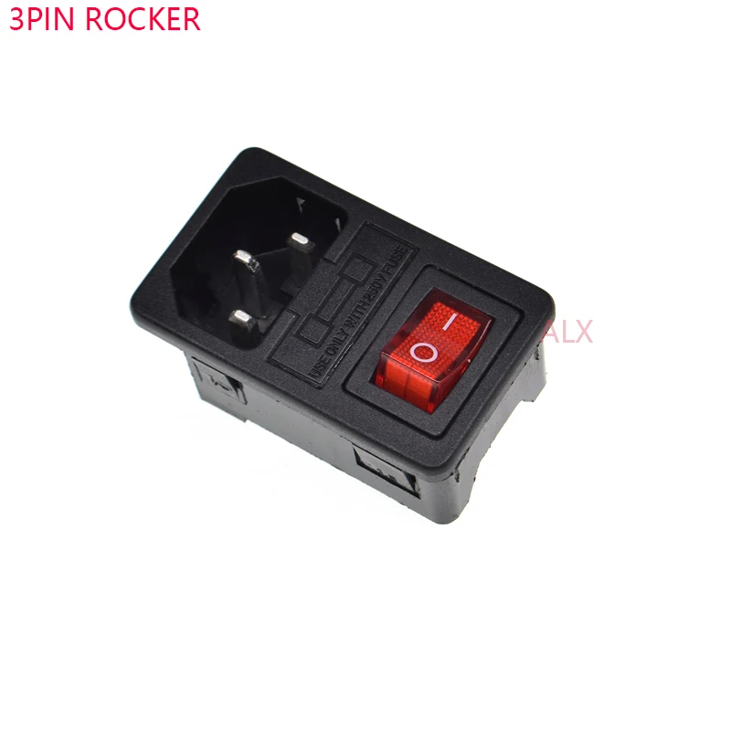 10A AC250V 3 in 1 3PIN RED light ROCKER switch Power Supply Socket Plug Adapter With 10A fuse
10A AC250V 3 in 1 3PIN RED light ROCKER switch Power Supply Socket Plug Adapter With 10A fuse
