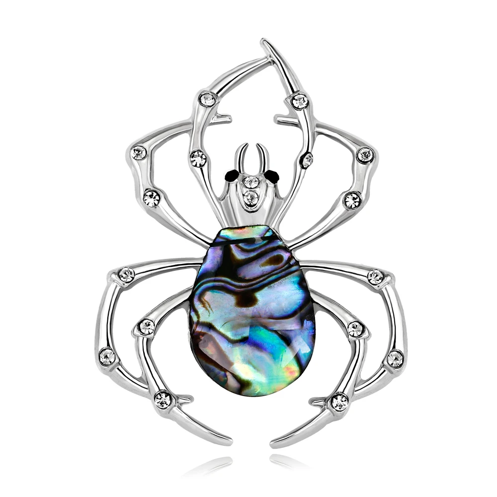 Lkeran New popular brooch Fashion wild shell series Personality spider brooch clothing decoration
Lkeran New popular brooch Fashion wild shell series Personality spider brooch clothing decoration