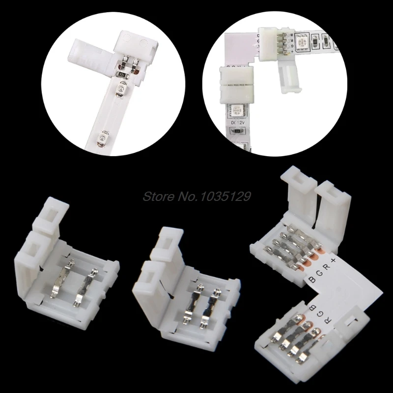 2 Pin 10mm Solderless Clip-on Coupler For 5050 Single Color LED Strip Light Oct10 DropShip
2 Pin 10mm Solderless Clip-on Coupler For 5050 Single Color LED Strip Light Oct10 DropShip