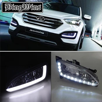 LED Daytime Running Light for Hyundai IX45 Santafe DRL 2013-2016 New Santa Fe LED DRL Fog Light Cover Front Lamp Auto Parts
LED Daytime Running Light for Hyundai IX45 Santafe DRL 2013-2016 New Santa Fe LED DRL Fog Light Cover Front Lamp Auto Parts