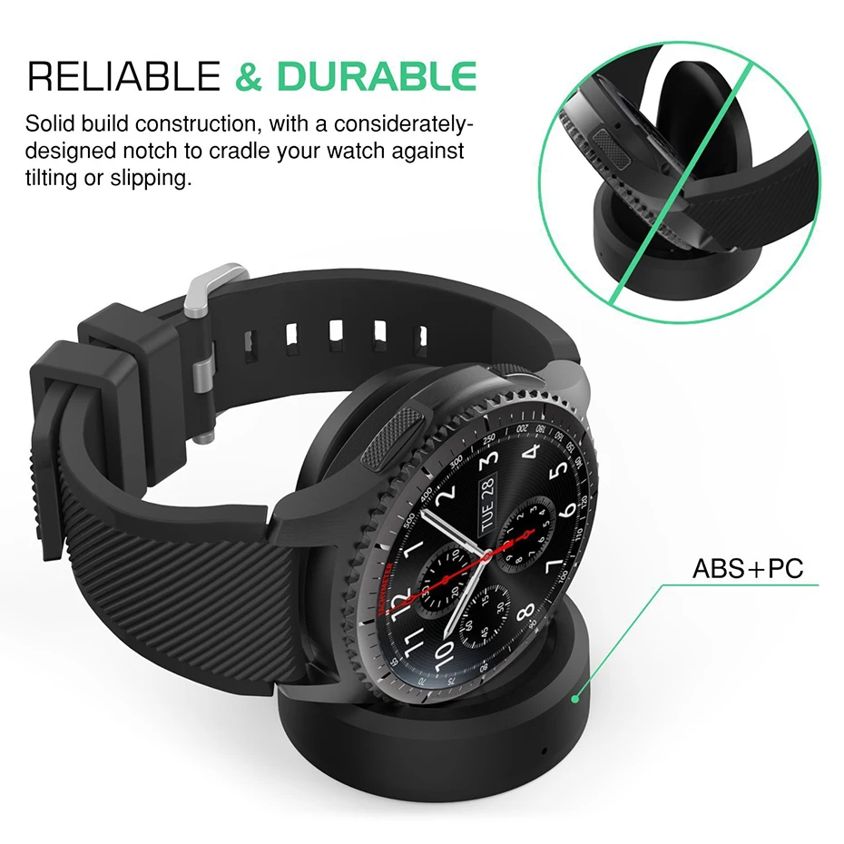 TiYiViRi Charger Dock USB Cable Charging Wireless Wireless Charger Classic For Samsung Gear S3 Smart Watch 1 x Charging Dock
TiYiViRi Charger Dock USB Cable Charging Wireless Wireless Charger Classic For Samsung Gear S3 Smart Watch 1 x Charging Dock