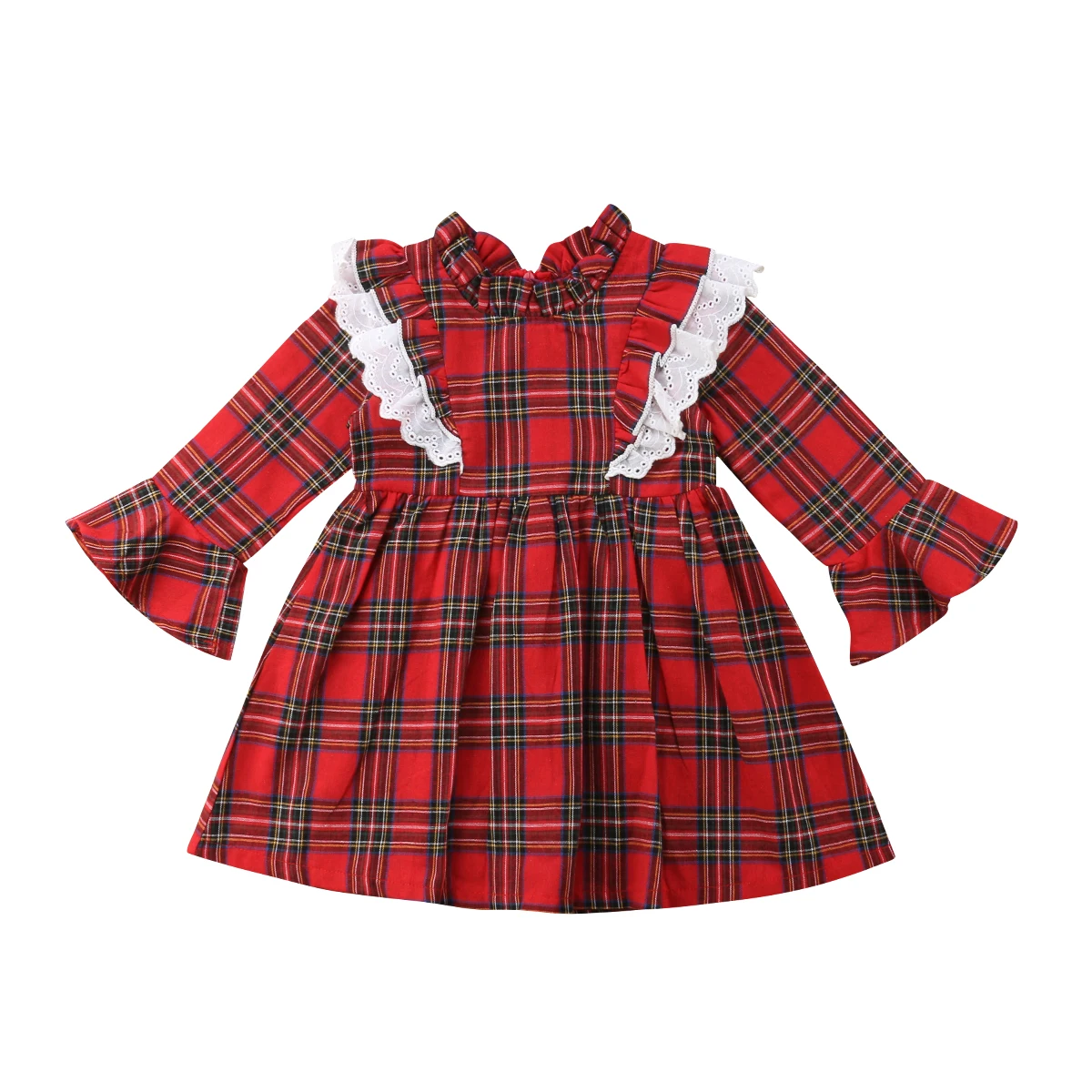 Dress 2018 New Brand Toddler Kid Baby Girls Lace O-Neck Casual Zippers Plaids Long Sleeve Party Dress
Dress 2018 New Brand Toddler Kid Baby Girls Lace O-Neck Casual Zippers Plaids Long Sleeve Party Dress