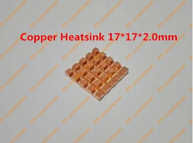 5pcs Ultra-thin Groove Pure Copper Memory MOS Radiator Notebook Cooling Copper Heatsink 17*17*2.0mm Thermal Conductivity Sticker
5pcs Ultra-thin Groove Pure Copper Memory MOS Radiator Notebook Cooling Copper Heatsink 17*17*2.0mm Thermal Conductivity Sticker