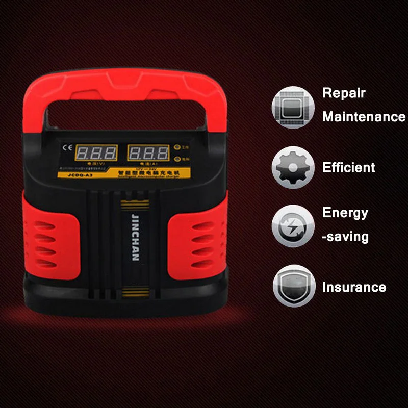 DC12V-24V Portable Car Battery Charger Auto Starting Charger For Car Battery Emergency Power Supply with Clips EU Plug
DC12V-24V Portable Car Battery Charger Auto Starting Charger For Car Battery Emergency Power Supply with Clips EU Plug