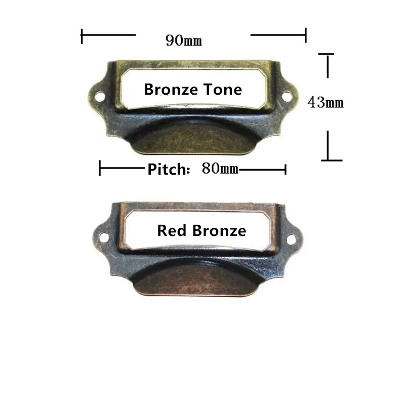 Bulk Vintage Kitchen Drawer Cabinet Door Handle Furniture Knobs Cupboard Shell Label Pull Handles,Card Holder,90*43mm,40Pcs 
Bulk Vintage Kitchen Drawer Cabinet Door Handle Furniture Knobs Cupboard Shell Label Pull Handles,Card Holder,90*43mm,40Pcs