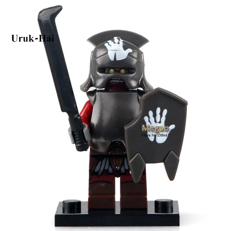 Single Sale PG520 Uruk Hai lor022 Handprint Helmet Lord of the Rings Mini dolls Herr Der Ringe Building Block Kids Toy Children
Single Sale PG520 Uruk Hai lor022 Handprint Helmet Lord of the Rings Mini dolls Herr Der Ringe Building Block Kids Toy Children