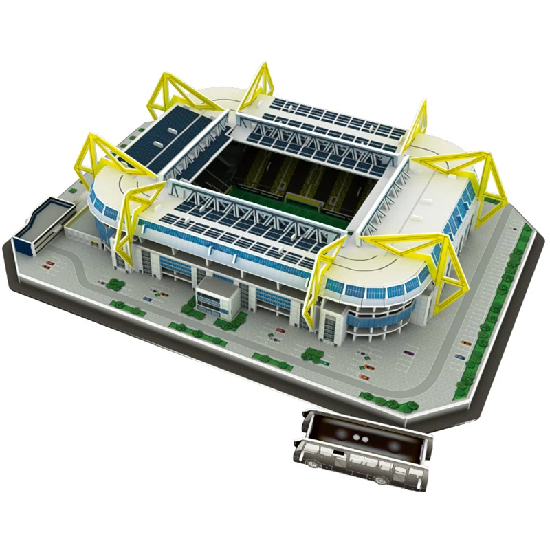 Classic Jigsaw Models Germany Signal Iduna Park Schwarz-Gelb Football Game Stadiums DIY Brick Toys Scale Sets Paper Competition
Classic Jigsaw Models Germany Signal Iduna Park Schwarz-Gelb Football Game Stadiums DIY Brick Toys Scale Sets Paper Competition