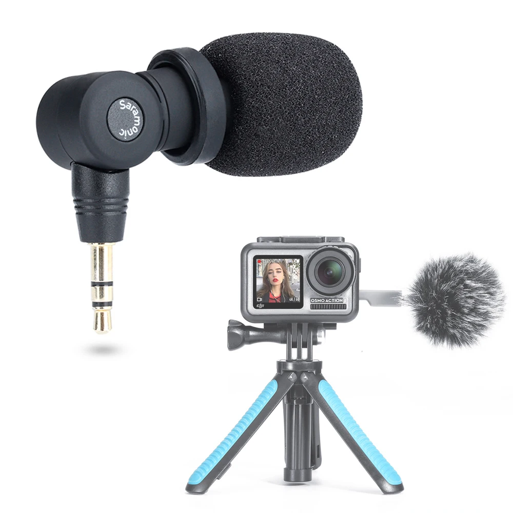 Saramonic SR-XM1 3.5mm Mini Condenser TRS plug- play Microphone for DJI Osmo Action GoPro Hero DSLR Camera Video Wireless Mic
Saramonic SR-XM1 3.5mm Mini Condenser TRS plug- play Microphone for DJI Osmo Action GoPro Hero DSLR Camera Video Wireless Mic
