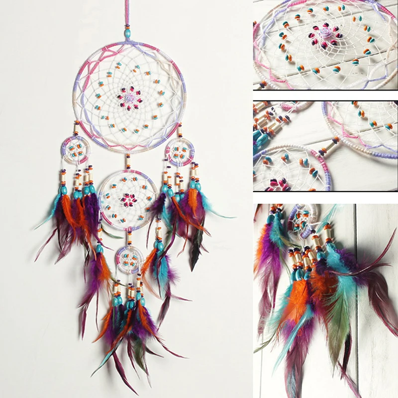DIY Dreamcatcher Dream Catcher Net With Feathers Colorful Spider Web Feathers Dream Net Carft Handmade Gift For Home Car Decor
DIY Dreamcatcher Dream Catcher Net With Feathers Colorful Spider Web Feathers Dream Net Carft Handmade Gift For Home Car Decor