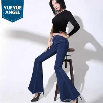Autumn New Denim Fishtail Wide Leg Pants Irregular Tassels Sexy Slim Fit Womens Jeans Stretch Flare Pants Korean Trousers
Autumn New Denim Fishtail Wide Leg Pants Irregular Tassels Sexy Slim Fit Womens Jeans Stretch Flare Pants Korean Trousers