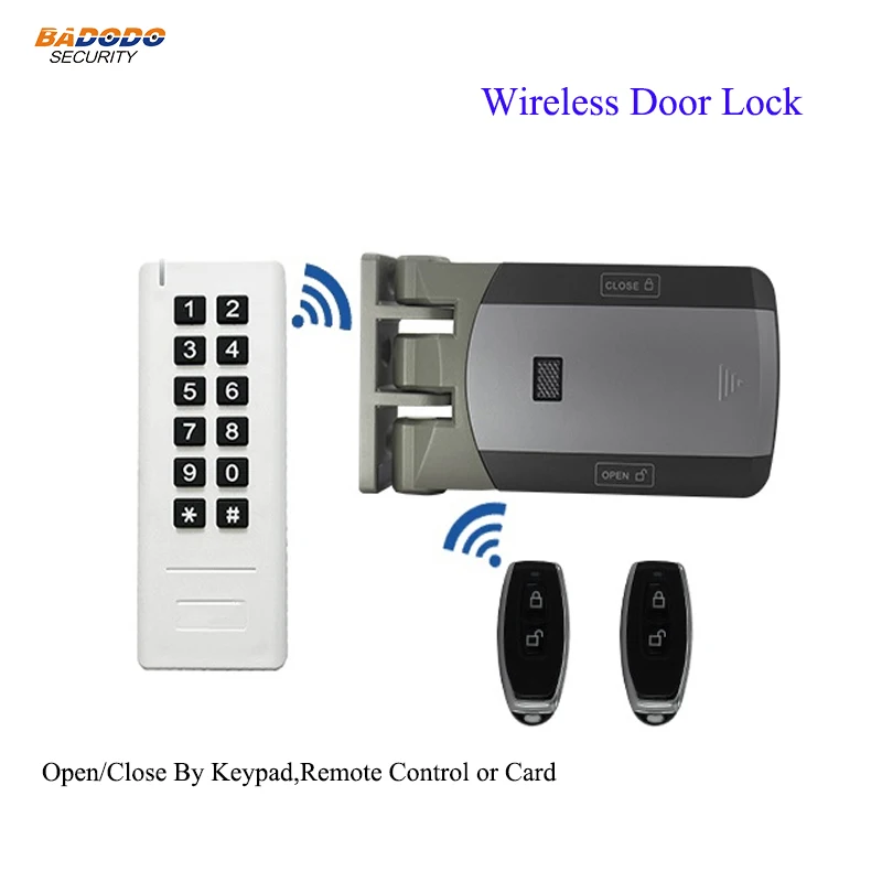 Wireless Electric Door Lock With Remote Control 125KHz EM Card reader easy installation home office security access control
Wireless Electric Door Lock With Remote Control 125KHz EM Card reader easy installation home office security access control