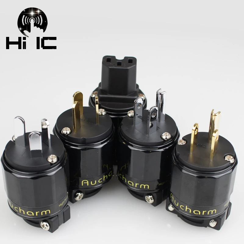 Gold Plated Rhodium plated US Power Plug GB IEC Audio Connector HiFi Ac Power Cord Plugs For power cable
Gold Plated Rhodium plated US Power Plug GB IEC Audio Connector HiFi Ac Power Cord Plugs For power cable