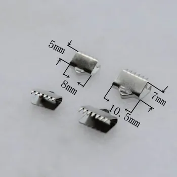 Stainless Steel Silver Cord Crimp Ends Connectors DIY Findings Wholesale 4*6.5mm 5*8mm 7*10.5mm
Stainless Steel Silver Cord Crimp Ends Connectors DIY Findings Wholesale 4*6.5mm 5*8mm 7*10.5mm