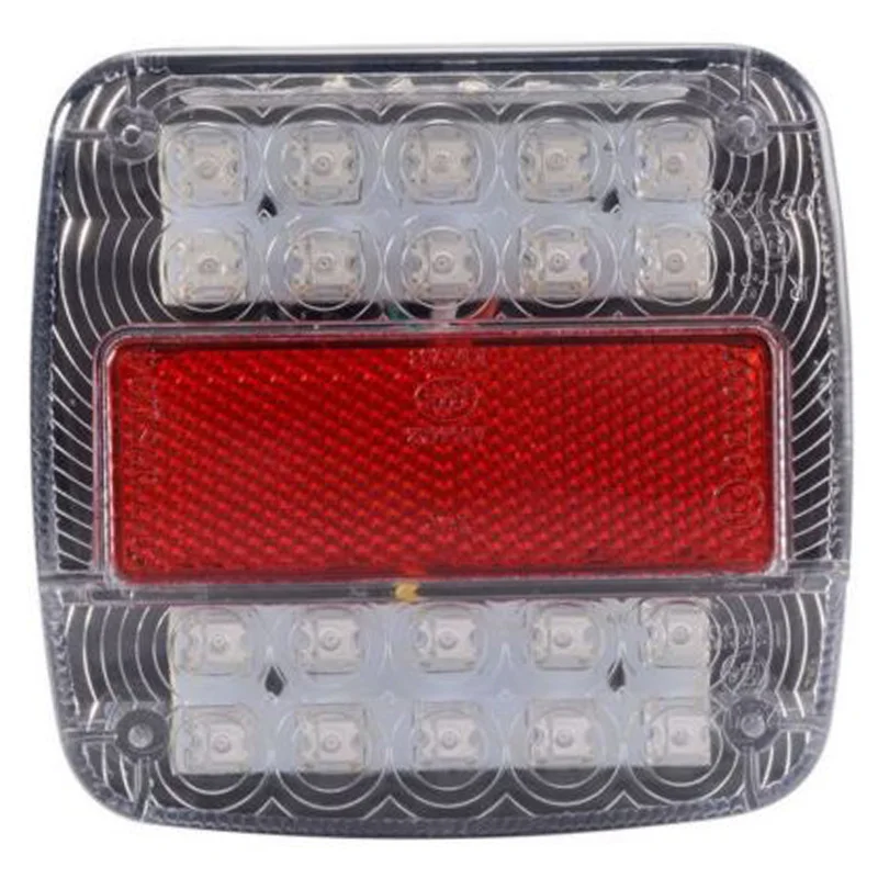 2pcs/set 26LED Tail Brake Turn Signal License Plate Light Lamp for Truck Trailer